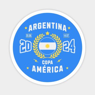 Argentina Copa America 2024 Fan Magnet